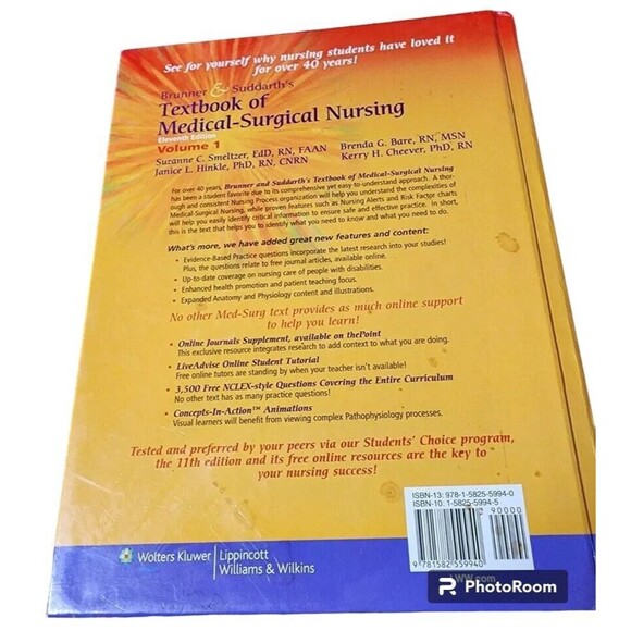 Brunner and Suddarth's Textbook of Medical Surgical Nursing by Brenda G.... - Picture 2 of 9
